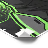 Nico Hülkenberg Racing Vector – Poster (Ecke)