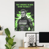 Nico Hülkenberg Racing Vector – Poster (Heimbüro)