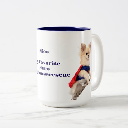 Nico My Lieblings-Herocoffee Cup Zweifarbige Tasse (VorderseiteRechts)