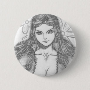 Nico Robin ~ Teufelskind Button
