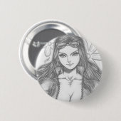 Nico Robin ~ Teufelskind Button (Vorne & Hinten)