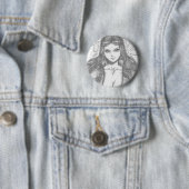 Nico Robin ~ Teufelskind Button (Beispiel)