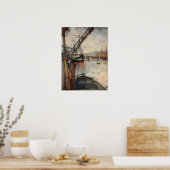 Nico Wilhelm Jungmann ~ Trondhjem Norwegen Port Poster (Küche)