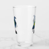Nicobar Taube Cartoon Illustration Glas (Links)