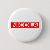 Nicola Briefmarke Button (Vorderseite)