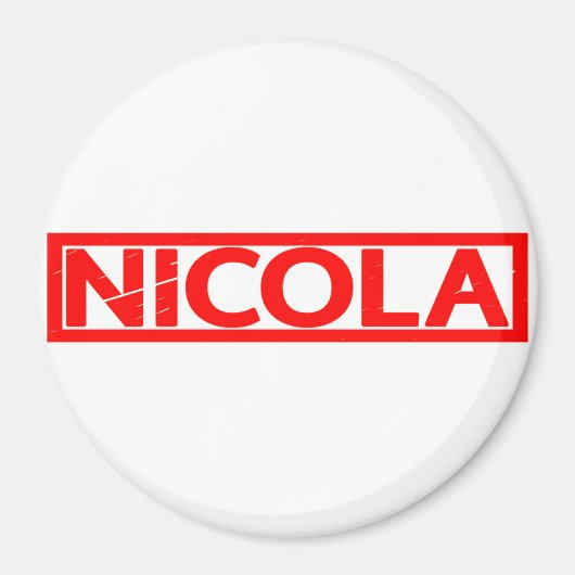 Nicola Briefmarke Magnet (Vorne)