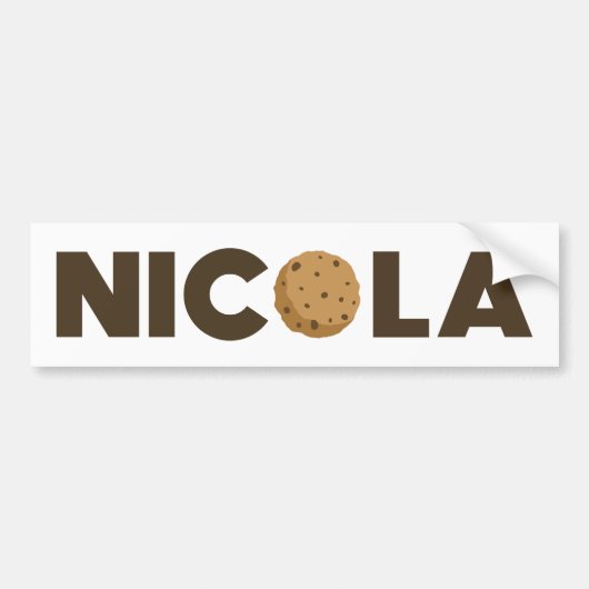 Nicola Cookie Autoaufkleber (Vorne)