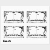 Nicola L. Robinson - Buchzeichen für das Geben ein Rechteckiger Aufkleber (Blatt)