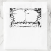 Nicola L. Robinson - Buchzeichen für das Geben ein Rechteckiger Aufkleber (Tasche)