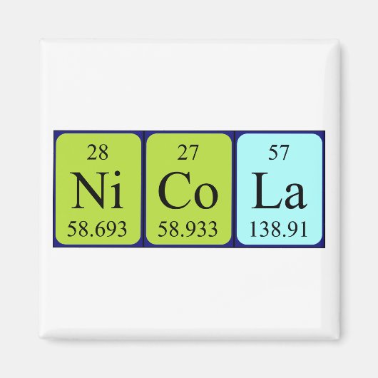 Nicola Periodenmagnet Magnet (Vorne)