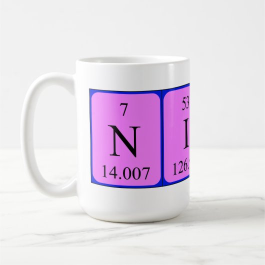 Nicola Periodenname Tasse (Links)