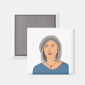 Nicola Spurrier Magnet (Vorderseite/Rückseite)