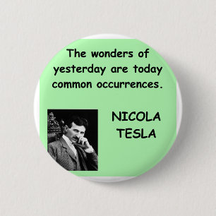 Nicola Tesla Button