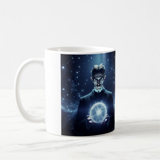 Nicola Tesla Caneca de Café Kaffeetasse (Links)