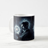 Nicola Tesla Caneca de Café Kaffeetasse (Vorderseite Links)