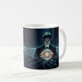Nicola Tesla Caneca de Café Kaffeetasse (VorderseiteRechts)