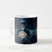 Nicola Tesla Caneca de Café Kaffeetasse (Vorderseite Links)