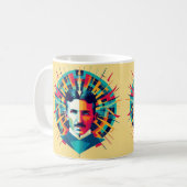 Nicola Tesla  Kaffeetasse (Vorderseite Links)