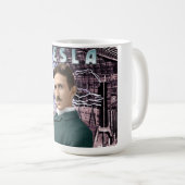 Nicola Tesla Kaffeetasse (VorderseiteRechts)