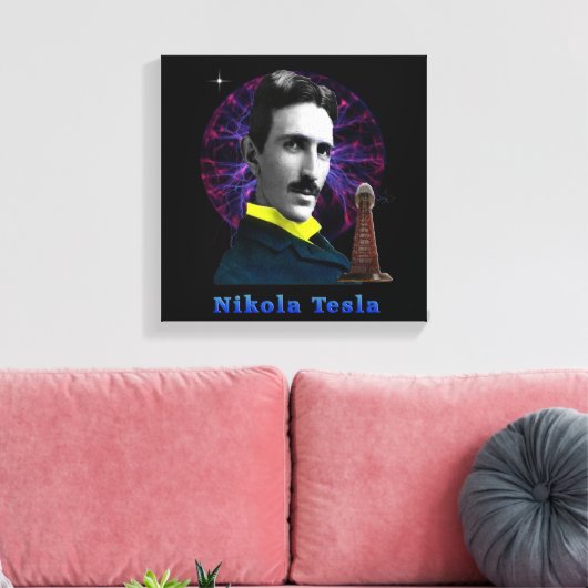 Nicola Tesla Leinwanddruck (Insitu (Wohnzimmer))