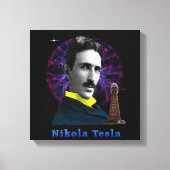 Nicola Tesla Leinwanddruck (Vorderseite)