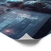 Nicola Tesla  Poster (Ecke)