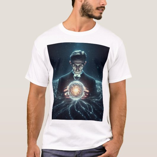 Nicola Tesla T-Shirt (Vorderseite)