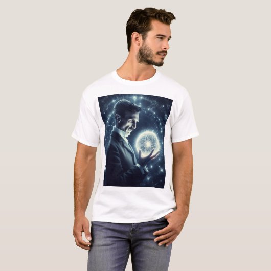 Nicola Tesla  T-Shirt (Vorne ganz)