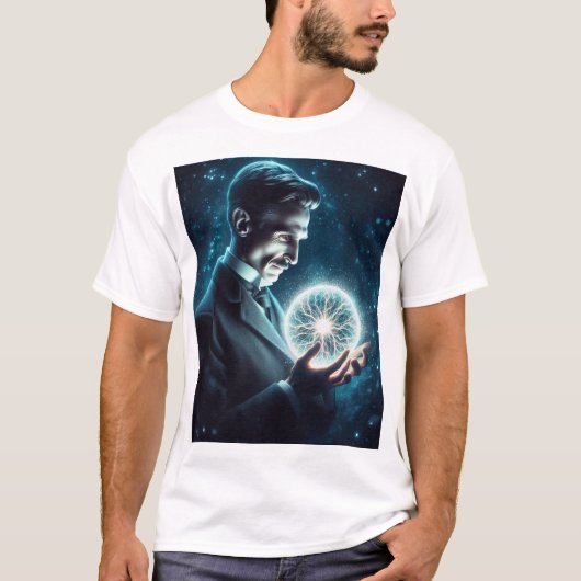 Nicola Tesla T-Shirt (Vorderseite)