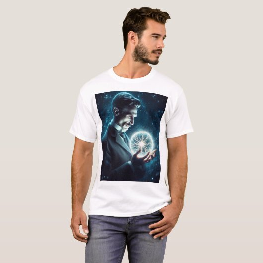 Nicola Tesla T-Shirt (Vorne ganz)