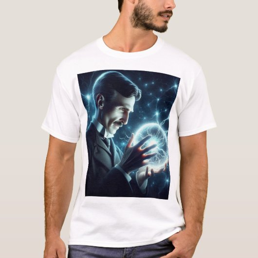 Nicola Tesla T-Shirt (Vorderseite)
