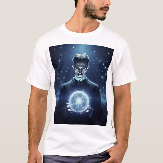 Nicola Tesla T-Shirt (Vorderseite)