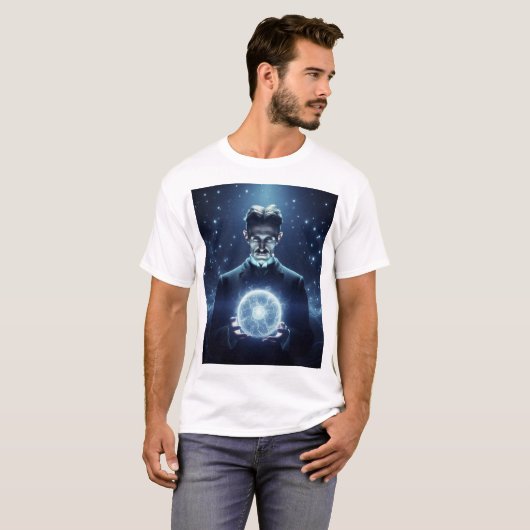 Nicola Tesla  T-Shirt (Vorne ganz)