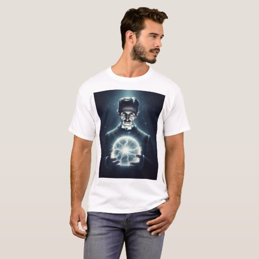 Nicola Tesla T-Shirt (Vorne ganz)