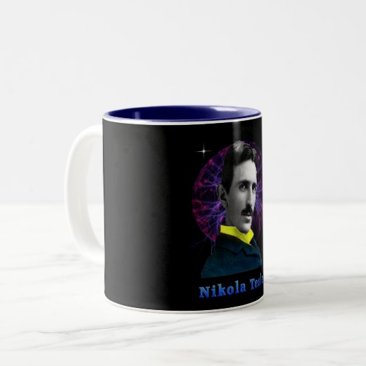 Nicola Tesla Tasse (Vorderseite Links)