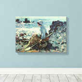 Nicolae Grigorescu - Fischer aus Granville Leinwanddruck (Insitu (Holzboden))