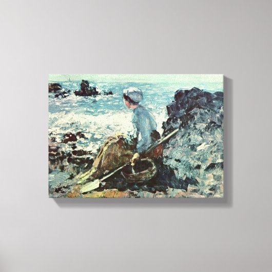 Nicolae Grigorescu - Fischer aus Granville Leinwanddruck (Vorderseite)
