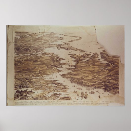 Nicolaieff und Kerson Bay, Odessa & Perekop Poster (Vorne)