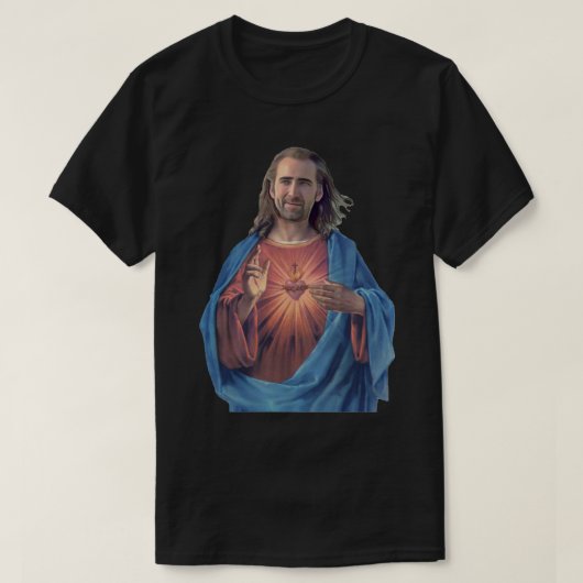 Nicolas Cage ist Jesus T-Shirt (Design vorne)