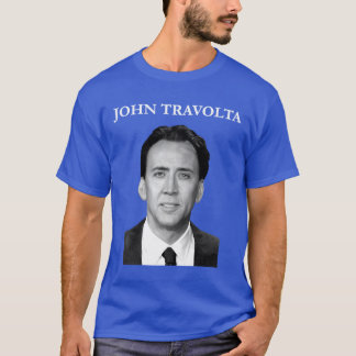 Nicolas Cage John Travolta Face Off Männer Freund  T-Shirt