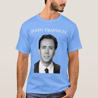 Nicolas Cage John Travolta Gesicht Voraus Männer F T-Shirt