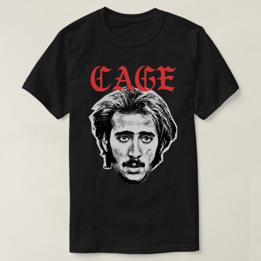 Nicolas Cage Retro ästhetisches Fantasiedesign T-Shirt (Design vorne)