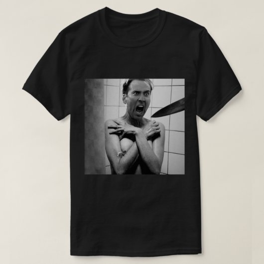 Nicolas CagePsycho T-Shirt (Design vorne)