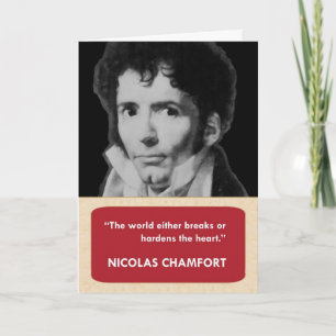 Nicolas Chamfort Anti-Valentine's Day Card Feiertagskarte