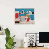 nicolas de staël - Méditerranée 01 - marina Von Ni Poster (Heimbüro)