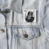 Nicolas Flamel graviert von Balthazar Moncornet Button (Beispiel)