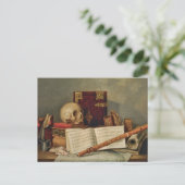 Nicolas Henri Jeaurat de Bertry Vanitas Postkarte (Stehend Vorderseite)