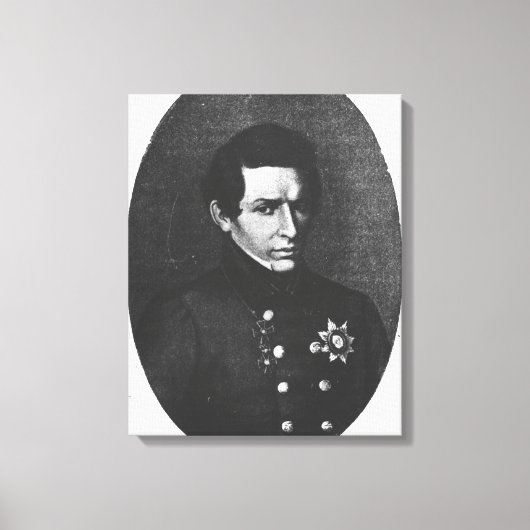 Nicolas Lobatchevsky Leinwanddruck (Vorderseite)