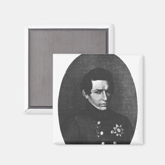Nicolas Lobatchevsky Magnet (Vorderseite/Rückseite)