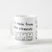 Nicolas Periodenname Tasse (Vorderseite Links)